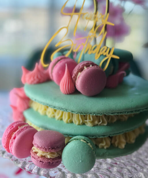 Macaron Cake