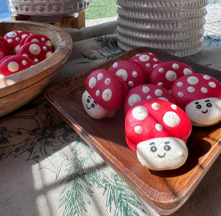 Mushroom Macarons