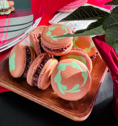 Christmas Macarons