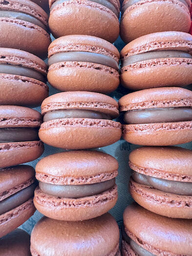 Chocolate Macarons